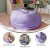 Flash Furniture DG-BEAN-LARGE-DOT-PUR-GG Oversized Lavender Dot Bean Bag Chair addl-2