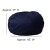 Flash Furniture DG-BEAN-LARGE-SOLID-BL-GG Oversized Solid Navy Blue Bean Bag Chair addl-1