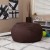 Flash Furniture DG-BEAN-LARGE-SOLID-BRN-GG Oversized Solid Brown Bean Bag Chair addl-2