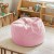 Flash Furniture DG-BEAN-SMALL-DOT-PK-GG Small Light Pink Dot Kids Bean Bag Chair addl-5