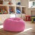 Flash Furniture DG-BEAN-SMALL-SOLID-PK-GG Small Solid Light Pink Kids Bean Bag Chair addl-5