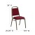 Flash Furniture FD-BHF-2-BY-GG HERCULES Series Trapezoidal Back Burgundy Fabric Stacking Banquet Chair with Gold Vein Frame addl-1