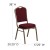Flash Furniture FD-C01-ALLGOLD-3169-GG HERCULES Series Crown Back Burgundy Fabric Stacking Banquet Chair with Gold Frame addl-1