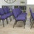 Flash Furniture FD-CH02185-GV-ROY-GG HERCULES Series 18.5" Royal Purple Stacking Church Chair with Gold Vein Frame addl-2