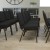Flash Furniture FD-CH0221-4-GV-S0806-GG HERCULES Series 21" Extra Wide Black Dot Fabric Church Char with Gold Vein Frame addl-2