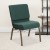 Flash Furniture FD-CH0221-4-GV-S0808-BAS-GG HERCULES Series 21" Extra Wide Green Dot Fabric Church Chair with Book Basket, Gold Vein Frame addl-2