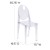 Flash Furniture FH-111-APC-CLR-GG Ghost Side Chair in Transparent Crystal addl-1