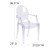Flash Furniture FH-124-APC-CLR-GG Ghost Chair with Arms in Transparent Crystal addl-1