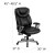 Flash Furniture GO-1534-BK-LEA-GG 400 Lb. Capacity Big and Tall Black Leather Office Chair with Arms addl-1