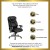 Flash Furniture GO-1534-BK-LEA-GG 400 Lb. Capacity Big and Tall Black Leather Office Chair with Arms addl-2