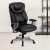 Flash Furniture GO-1534-BK-LEA-GG 400 Lb. Capacity Big and Tall Black Leather Office Chair with Arms addl-3