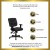 Flash Furniture GO-1574-BK-A-GG Black Leather Multi-Function Task Chair with Height Adjustable Arms addl-1
