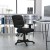 Flash Furniture GO-1574-BK-A-GG Black Leather Multi-Function Task Chair with Height Adjustable Arms addl-3
