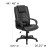 Flash Furniture GO-5301B-BK-LEA-GG Black Leather Executive High Back Office Chair addl-1