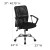 Flash Furniture GO-6057-GG Black Mesh Computer Task Chair with Chrome Base addl-1