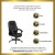 Flash Furniture GO-7145-BK-GG Black Leather Office Chair addl-1