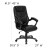 Flash Furniture GO-724H-BK-LEA-GG High Back Black Leather Contemporary Office Chair addl-1