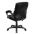 Flash Furniture GO-724M-MID-BK-LEA-GG Black Leather Mid Back Contemporary Office Chair addl-2