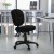 Flash Furniture GO-930F-BK-GG Black Fabric Multi Function Task Chair addl-5