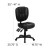 Flash Furniture GO-930F-BK-LEA-GG Black Leather Multi Function Task Chair addl-1