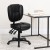Flash Furniture GO-930F-BK-LEA-GG Black Leather Multi Function Task Chair addl-3