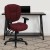 Flash Furniture GO-930F-BY-ARMS-GG Burgundy Fabric Multi Function Task Chair with Arms addl-2