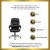 Flash Furniture GO-931H-BK-GG Black Leather Executive Office Chair addl-1