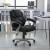Flash Furniture GO-931H-MID-BK-GG Black Leather Mid Back Office Computer Chair addl-5