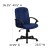 Flash Furniture GO-ST-6-NVY-GG Mid-Back Navy Fabric Executive Office Chair addl-1