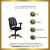 Flash Furniture GO-WY-05-A-GG Black Mid Back Mesh Computer Task Chair with Arms addl-1