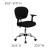 Flash Furniture H-2376-F-BK-ARMS-GG Mid-Back Black Mesh Task Chair with Arms and Chrome Base addl-1