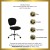 Flash Furniture H-2376-F-BK-GG Mid-Back Black Mesh Task Chair with Chrome Base addl-2