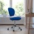 Flash Furniture H-2376-F-BLUE-GG Mid-Back Blue Mesh Task Chair with Chrome Base addl-3