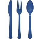 TigerChef Red, White & Blue Plastic Flatware Party Set , 144/Pack addl-5