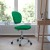 Flash Furniture H-2376-F-BRGRN-GG Mid-Back Bright Green Mesh Task Chair with Chrome Base addl-3