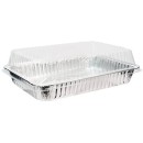 TigerChef Plastic Dome Lid for Half Size Aluminum Foil Pans 9" x 13" x 2.5" H - 25 pcs addl-1