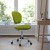 Flash Furniture H-2376-F-GN-GG Mid-Back Apple Green Mesh Task Chair with Chrome Base addl-3