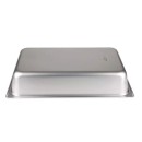 TigerChef Full Size Stainless Steel Steam Table Pan 4" Deep - 2 pcs addl-2
