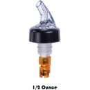 TigerChef Measured Liquor Pourer with Collar, Orange, 1/2 oz., 6/Pack addl-2