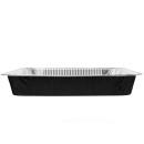 TigerChef Half Size Black Disposable Aluminum Foil Steam Table Pans - 5 pcs addl-1