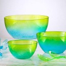 TigerChef Heavy Duty Neon Disposable Plastic Bowls Set , Green and Yellow, 30 oz. - 4 pcs addl-3