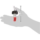 TigerChef Measured Liquor Pourer with Collar, Red, 1 oz., 6/Pack addl-3