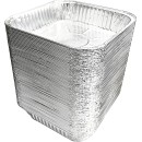 TigerChef Disposable Aluminum Foil Square Baking Pans 8" x 8" - 30 pcs addl-3