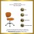 Flash Furniture H-2376-F-ORG-GG Mid-Back Orange Mesh Task Chair with Chrome Base addl-2