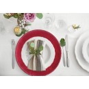TigerChef Red Beaded Melamine Charger Plate 13" - Set of 6 addl-1