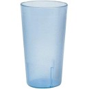 TigerChef Blue Break-Resistant Plastic Tumblers 24 oz. - 1 doz addl-1