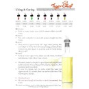TigerChef Measured Liquor Pourer with Collar, Purple, 1-1/8 oz., 12/Pack addl-1
