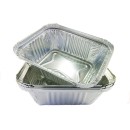 TigerChef Disposable Aluminum Foil Pans, 1-Lb., 5.56" x 4.56" x 1.63" - 15 pcs addl-2