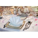 TigerChef Champagne Linen Cloth Oversized Dinner Napkins, 20" x 20", 100/Pack addl-2