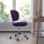 Flash Furniture H-2376-F-PUR-GG Mid-Back Purple Mesh Task Chair with Chrome Base addl-3
